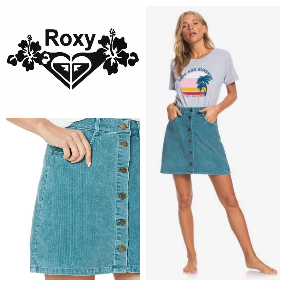 Roxy Unforgettable Corduroy Skirt NWT